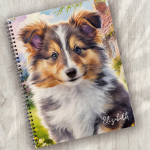 Gepersonaliseerde Schattigee Sheltie Puppy Dog