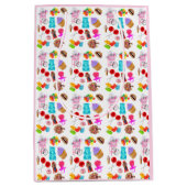 Gepersonaliseerde Schattigee Snoep Gift Bag Medium Cadeauzakje (Voorkant)