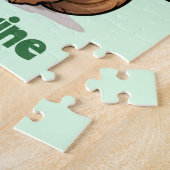 Gepersonaliseerde Schattigee St. Patrick's Day Eek Legpuzzel (Zijkant)