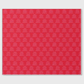 Gepersonaliseerde Schattigee Typografie Roze Rood  Cadeaupapier (Vlak)