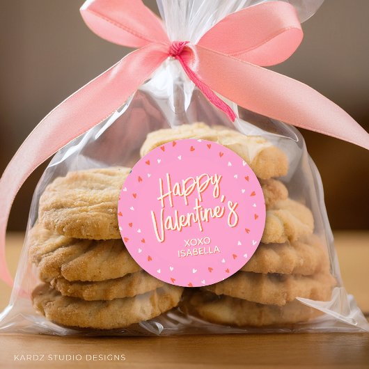 Gepersonaliseerde Schattigee Valentijnse Sticker