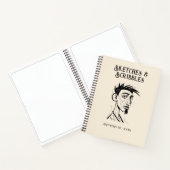Gepersonaliseerde schetsen en krabbels Notitieboek (Binnen)