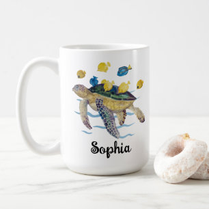 Gepersonaliseerde Schildpad Mok, Schildpad Liefheb Koffiemok
