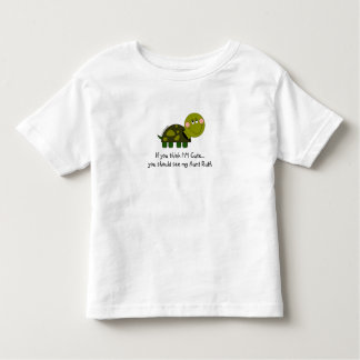Gepersonaliseerde schildpad t-shirt- peuter kinder shirts