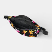 Gepersonaliseerde schitterende herfstbladeren heuptasje (Open)