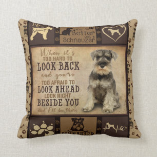 Gepersonaliseerde Schnauzer Dog Blanket Gift, Pet  Kussen