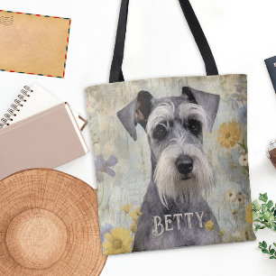 Gepersonaliseerde Schnauzer Draagtas
