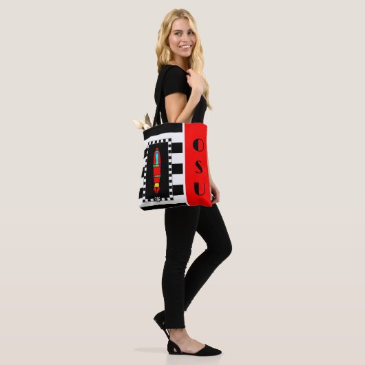 Gepersonaliseerde School Canvas tas (Op model)