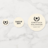 Gepersonaliseerde School en College Graduation Ele Confetti (Voorkanten)