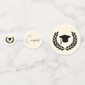 Gepersonaliseerde School en College Graduation Ele Confetti (Achterkanten)