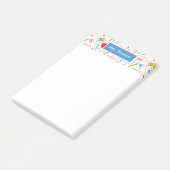 Gepersonaliseerde schoolpost IT-Notitieblok Post-it® Notes (Schuin)
