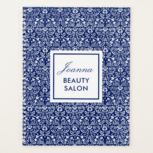 Gepersonaliseerde schoonheidssalon William Morris  Planner (Voorkant)