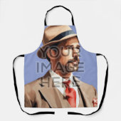 Gepersonaliseerde Schort vierkante Afbeeldingen (Voorkant)