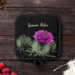 Gepersonaliseerde Schotse distel Pannenlap
