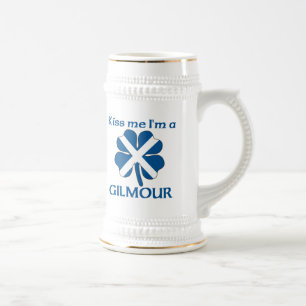 Gepersonaliseerde Schotse kus Ik ben Gilmour Bierpul