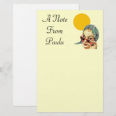  gepersonaliseerde schrijfmachine A noot uit naam Briefpapier (Voorkant / Achterkant)