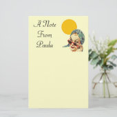  gepersonaliseerde schrijfmachine A noot uit naam Briefpapier (Staand voorkant)