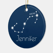 Gepersonaliseerde Scorpio Constellation Ornament (Links)