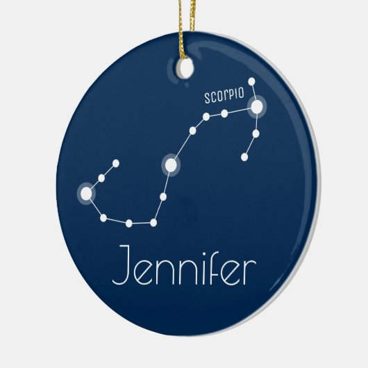 Gepersonaliseerde Scorpio Constellation Ornament (Links)