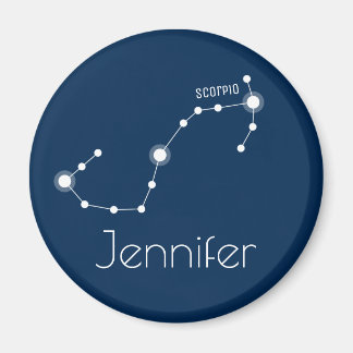 Gepersonaliseerde Scorpio Zodiac Constellation Magneet