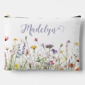 Gepersonaliseerde Script Meadow Wildflower Etui (Voorkant)