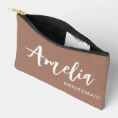 Gepersonaliseerde scriptnaam Mocha Bachelorette Ma Etui (Open)