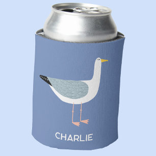 Gepersonaliseerde Seagull Fun Blikjeskoeler
