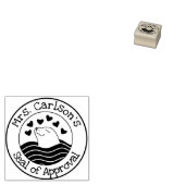 Gepersonaliseerde "Seal of Approval" Rubberstempel Rubberstempel (Gestempeld)