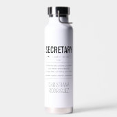 Gepersonaliseerde Secretaris Grappig Waterfles (Links)