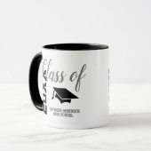 Gepersonaliseerde Senior Class Gifts School Mok (Voorkant links)