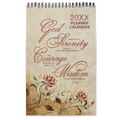 Gepersonaliseerde service Prayer Recovery Gift Pla Kalender (Hoes)