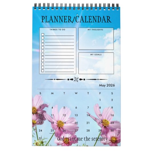 Gepersonaliseerde service Prayer Recovery Gift Pla Kalender (Mei 2026)