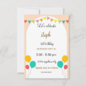 Gepersonaliseerde Sesamstraat verjaardagsuitnodigi Kaart (Voorkant)