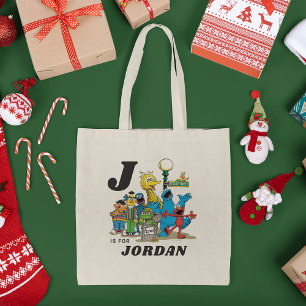 Gepersonaliseerde  Sesamstraat Vrienden Tote Bag