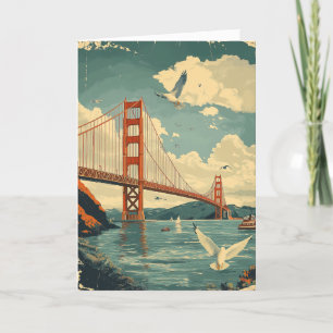 Gepersonaliseerde  SF Golden Gate Bridge Kaart