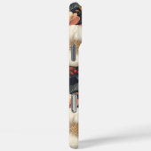 Gepersonaliseerde Shabby Chic Pastel Pink Peony Case-Mate iPhone Case (Achterkant / Rechts)