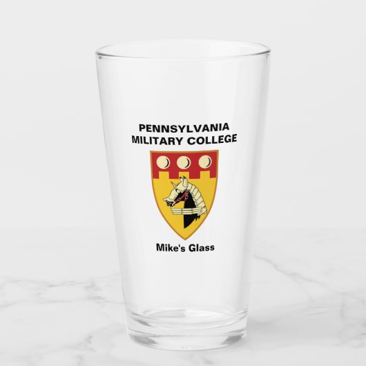 GEPERSONALISEERDE Shaker Glass/Tumbler met PMC SEA Glas (Voorkant)