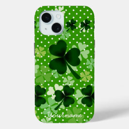 Gepersonaliseerde Shamrock en Polka Dot