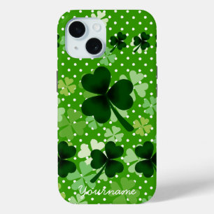 Gepersonaliseerde Shamrock en Polka Dot