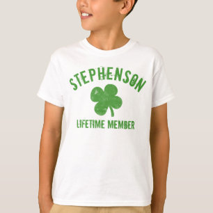 Gepersonaliseerde  Shamrock St Patrick's Day T-shirt