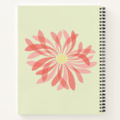 Gepersonaliseerde Sheer Wildflower Notitieboek (Achterkant)