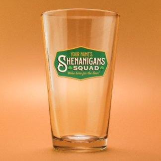 Gepersonaliseerde Shenanigan's Pint Glas