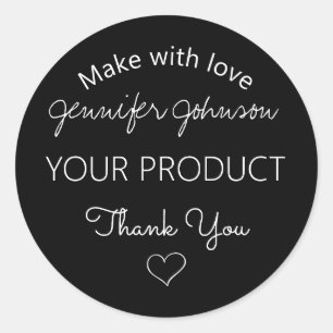Gepersonaliseerde Sieraden Ontwerp Classic Ronde S Sticker