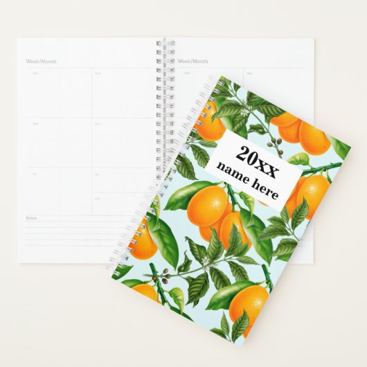 Gepersonaliseerde Sinaasappels Planner (Display)