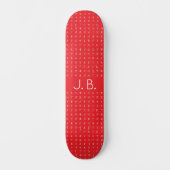 Gepersonaliseerde Skateboard met Monogram & Runic  (Voorkant)