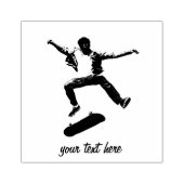 Gepersonaliseerde Skateboard  Rubberstempel (Afrduk)