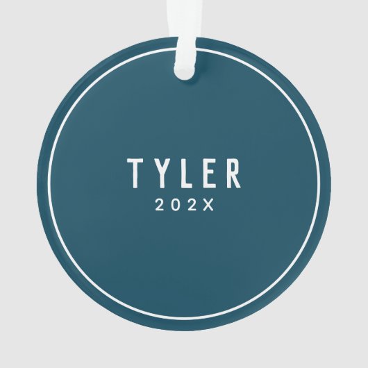 Gepersonaliseerde Skateboarder Keepomwille Ornament (achterkant)