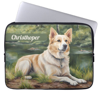 Gepersonaliseerde slanke laptophoes met Schattige Laptop Sleeve