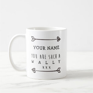 Gepersonaliseerde sleepbok - Wally - Funny Mug Koffiemok