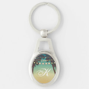 Gepersonaliseerde Sleutelhanger Beach Sunset Palmb